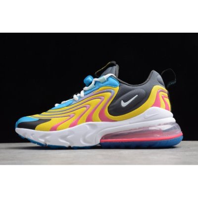 Nike Erkek Air Max 270 React Eng Laser Mavi / Koyu Gri Koşu Ayakkabısı Türkiye - 4WIDVO7A